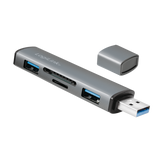 LogiLink 2 Port, USB-A --> USB-A 3.2 + cardreader