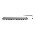 Docking 3xVideo Logilink USB-C, 100W, 4K, 12 Port