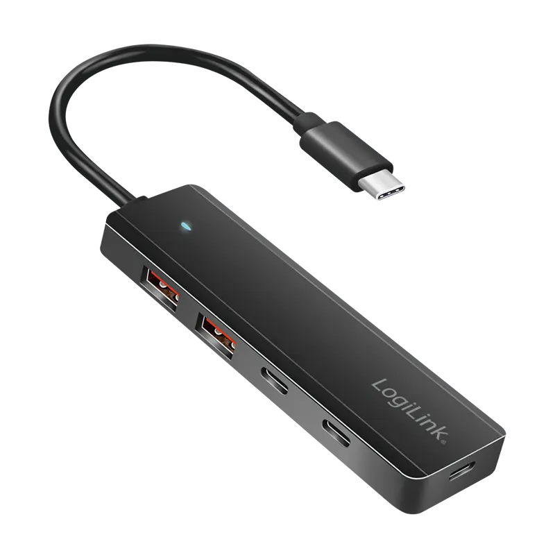 LogiLink 4 Port, USB-C --> 2xUSB-C 3.2 + 2xUSB-A 3.2
