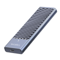 M.2 PCIe NVMe Logilink SSD-behuizing USB-C - Grijs