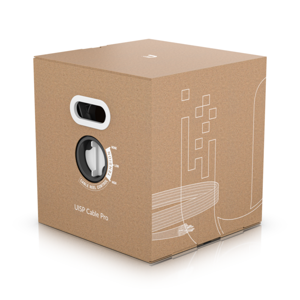 Cat5e Instal. 305m. FTP Outdoor Zwart Ubiquiti AWG24
