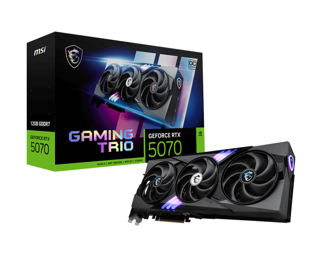 5070 MSI RTX GAMING TRIO OC 12GB-3xDP-HDMI-2,5slot