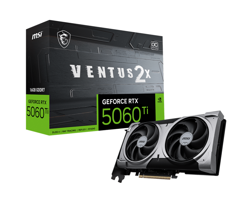 5060Ti MSI RTX VENTUS 2X OC Plus 16GB-3xDP-HDMI-2slot