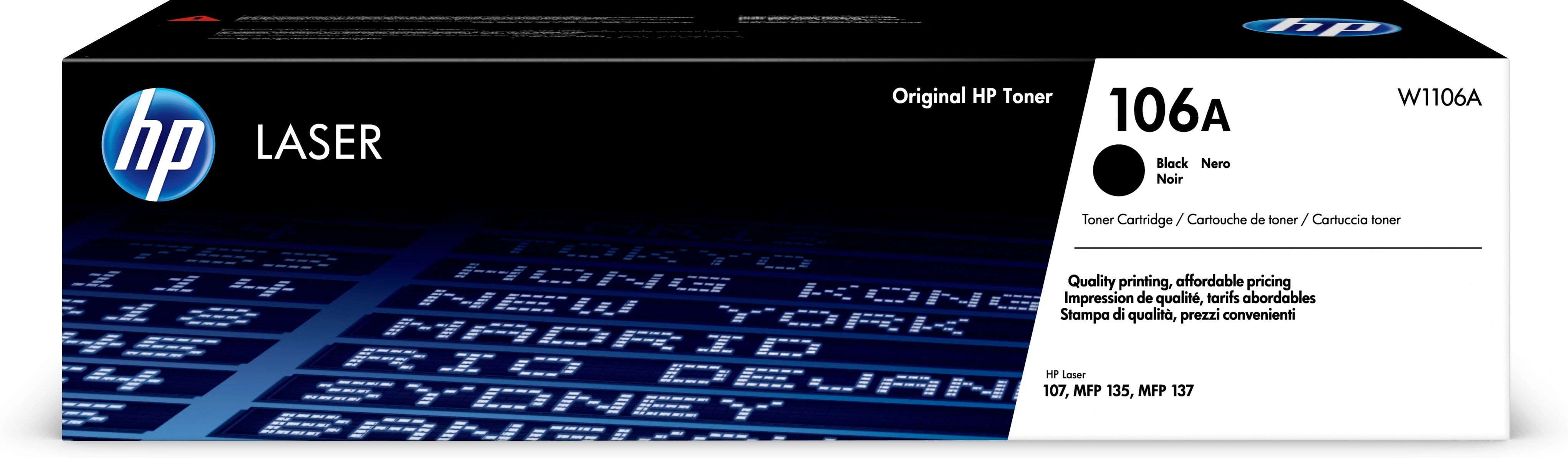 HP No.106A Zwart 1.000 pagina's (Origineel)