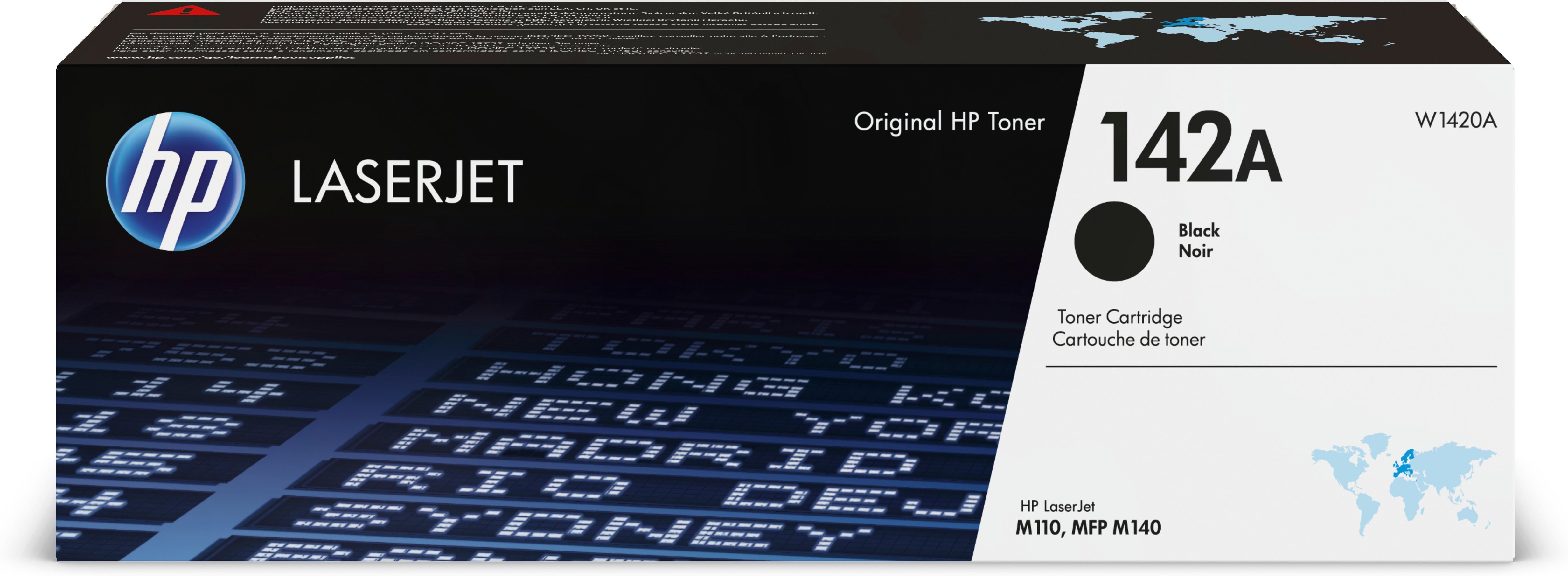 HP No.142A Zwart 950 pagina's (Origineel)