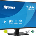 24-inch Iiyama ProLite X2491H-B1 FHD-DP-HDMI-IPS