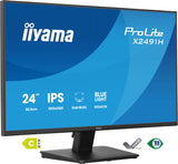 24-inch Iiyama ProLite X2491H-B1 FHD-DP-HDMI-IPS