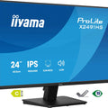 24-inch Iiyama ProLite X2491HS-B1 FHD-DP-HDMI-Speaker-IPS