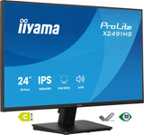 24-inch Iiyama ProLite X2491HS-B1 FHD-DP-HDMI-Speaker-IPS