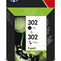 HP No.302 2-Pack 170-150 pagina's (Origineel)
