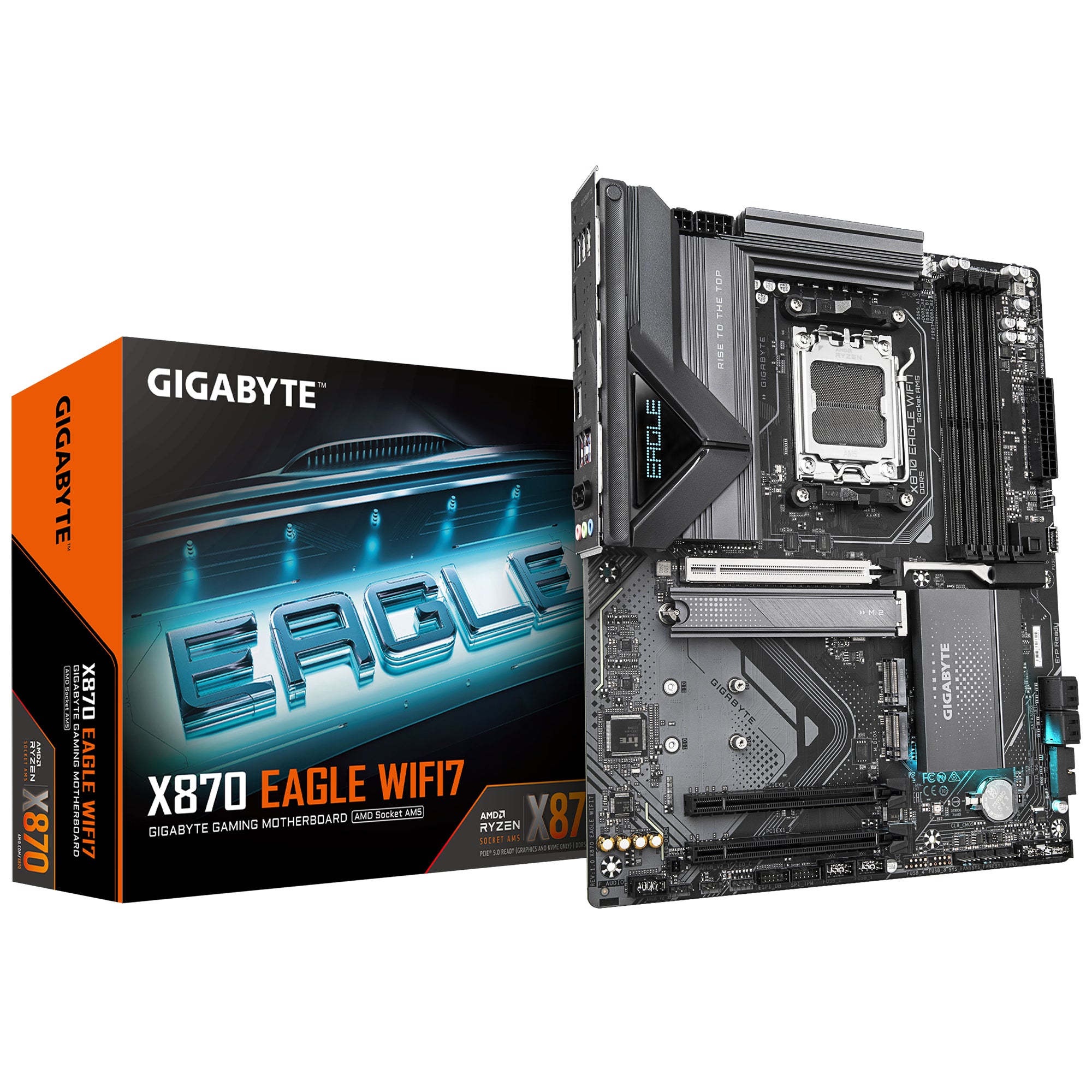 Gigabyte AM5 X870 EAGLE WIFI7 - DDR5-3xM.2-HDMI-ATX