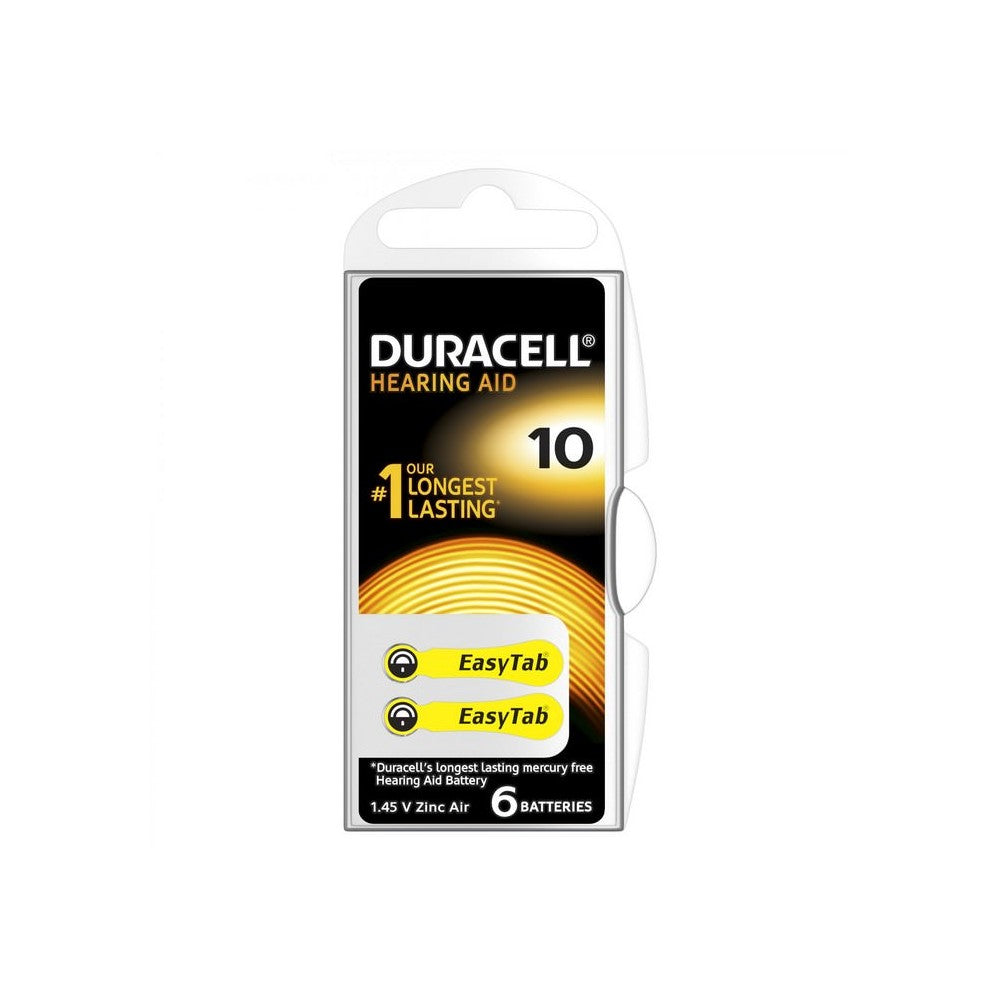 Duracell Hoorapparaat Batterij Type DA10 blister 6