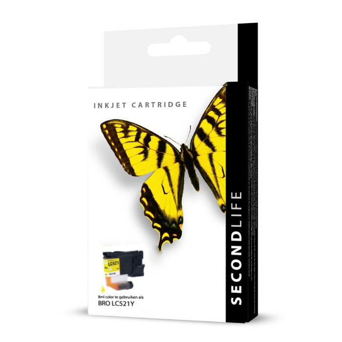 SecondLife - Brother LC 521 Yellow